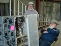 W6TOM & WA6OPE checking out Transmitter